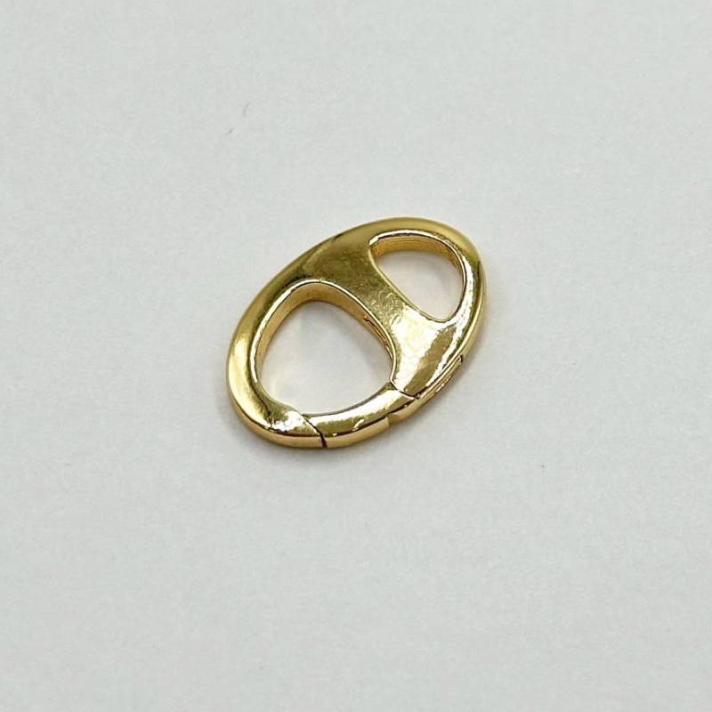 Карабин размер 11,4*16,4мм цвет золото