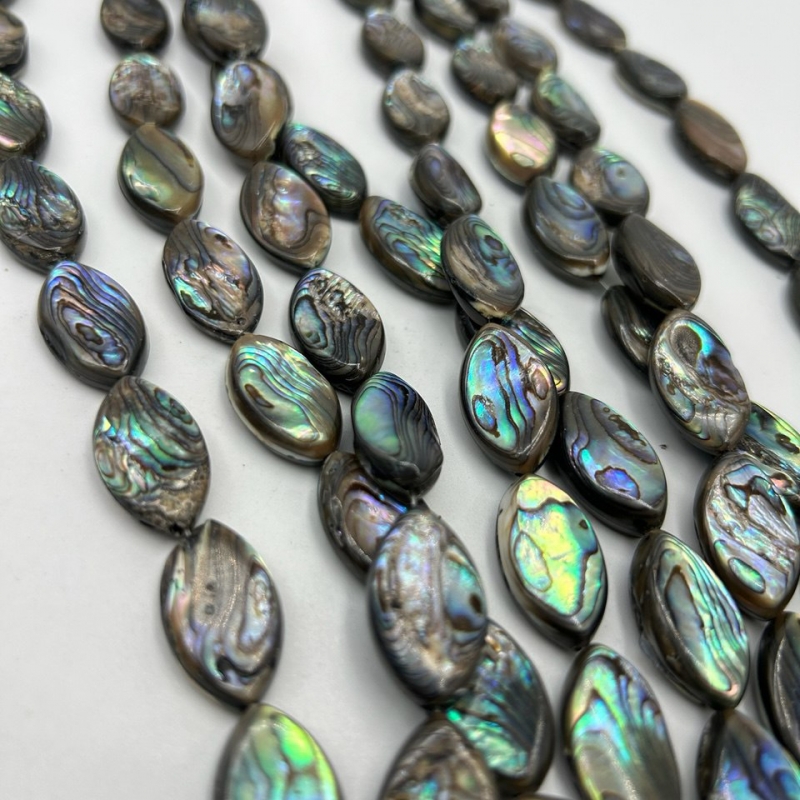 Бусины Галиотис размер бусин 12,7*22мм натуральный камень