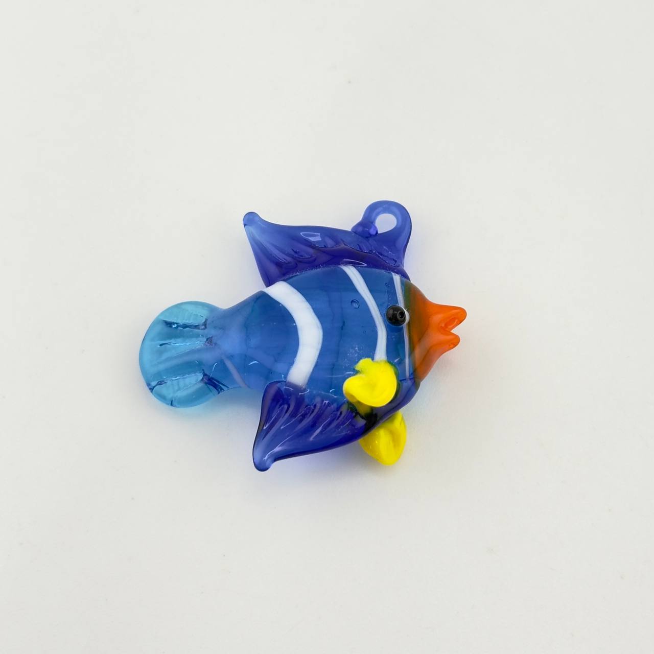 Подвеска рыба размер 36*5мм материал стекло