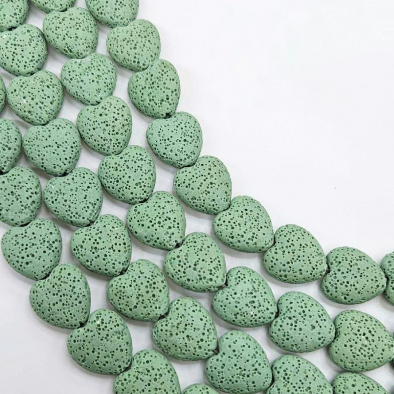 Бусины Вулканическая лава размер 20мм натуральный камень